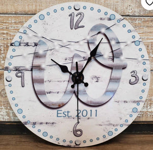 Sublimation disk clocks